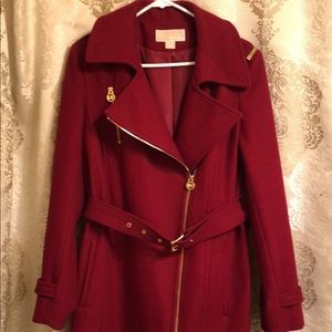 Red Michael Kors Coat